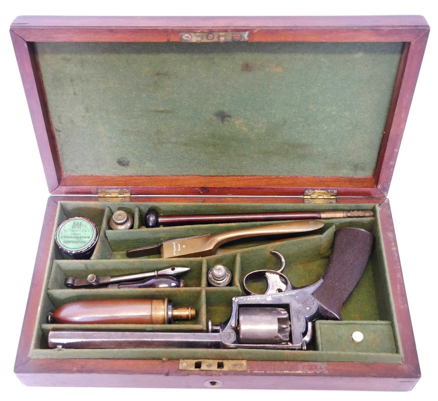 Lot 30 - Cased Tranter 1st model patent 50 bore double...