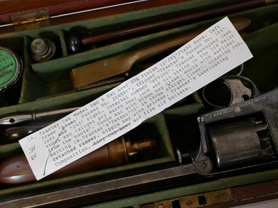Lot 30 - Cased Tranter 1st model patent 50 bore double...