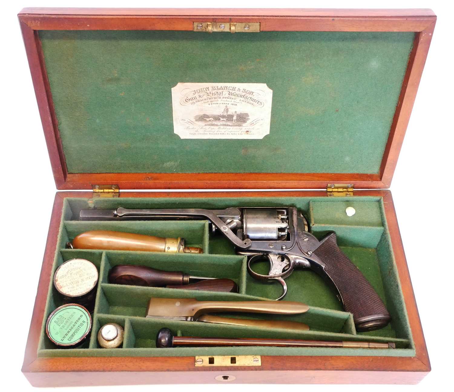 Lot 31 - Cased Tranter transitional 1st/2nd model...