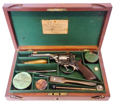 Lot 32 - Cased Tranter 4th model patent 80 bore single...