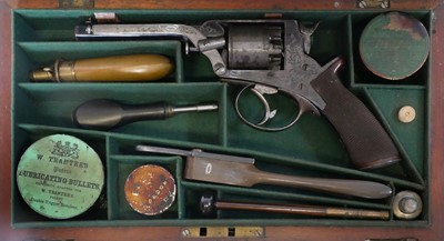 Lot 32 - Cased Tranter 4th model patent 80 bore single...