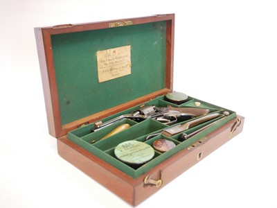 Lot 32 - Cased Tranter 4th model patent 80 bore single...