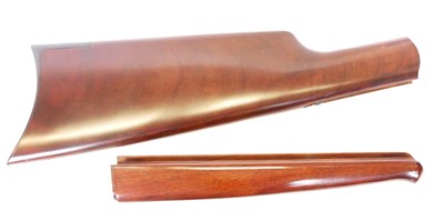 Lot 822 - Set of new woodwork for a Uberti low wall rifle.