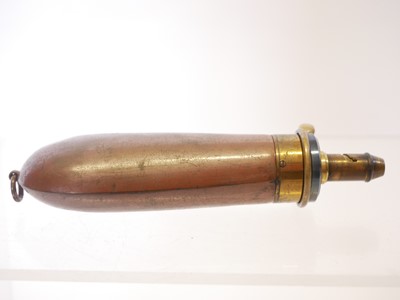 Lot 692 - Dixon and Sons powder flask, for an 80 bore or...