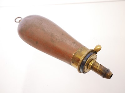 Lot 692 - Dixon and Sons powder flask, for an 80 bore or...