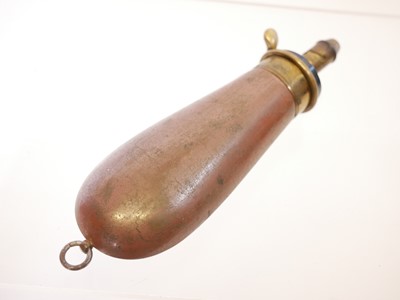 Lot 692 - Dixon and Sons powder flask, for an 80 bore or...