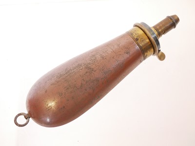 Lot 692 - Dixon and Sons powder flask, for an 80 bore or...