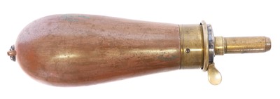Lot 693 - James Dixon and Sons powder flask, for an 80...