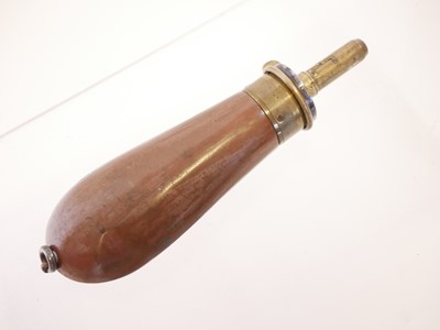 Lot 693 - James Dixon and Sons powder flask, for an 80...