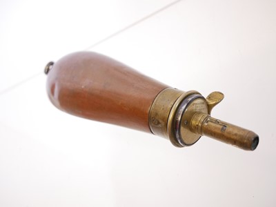 Lot 693 - James Dixon and Sons powder flask, for an 80...