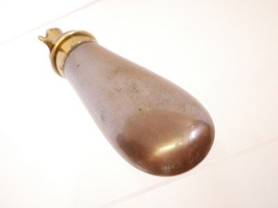 Lot 694 - James Dixon and Sons powder flask, for an 1851...