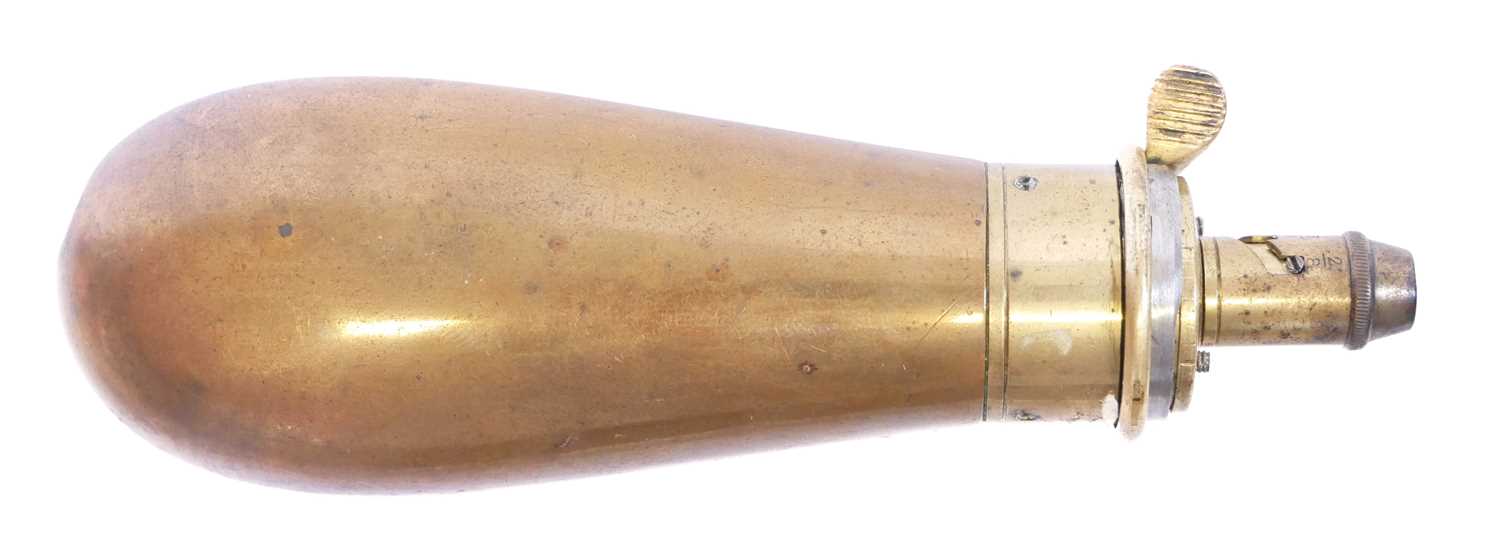 Lot 695 - James Dixon and Sons powder flask, for a Colt...