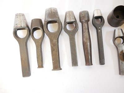 Lot 699 - Eighteen wad punches, six of which have...