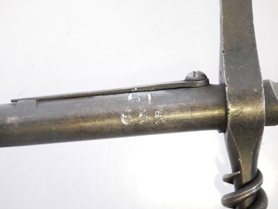 Lot 702 - Enfield percussion rifle Sergeant's tool,...