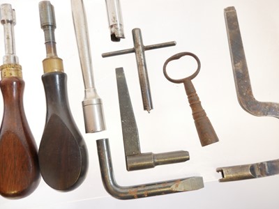 Lot 703 - Ten vintage and modern nipple keys, including...