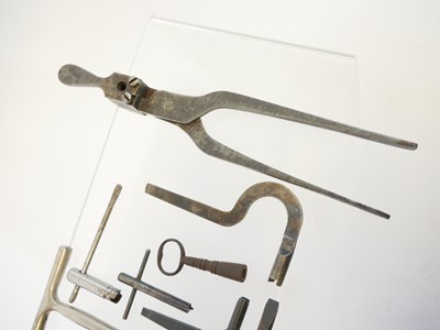 Lot 703 - Ten vintage and modern nipple keys, including...
