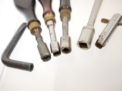 Lot 703 - Ten vintage and modern nipple keys, including...