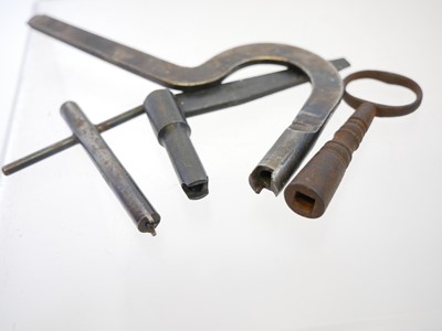 Lot 703 - Ten vintage and modern nipple keys, including...