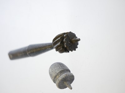 Lot 704 - Rare reaming tool or cherry to make a cavity...