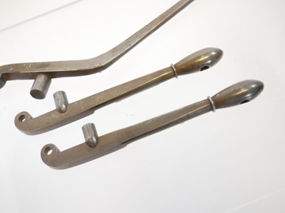 Lot 707 - Three loading tools for Tranter revolvers: two...