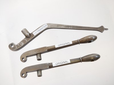 Lot 707 - Three loading tools for Tranter revolvers: two...