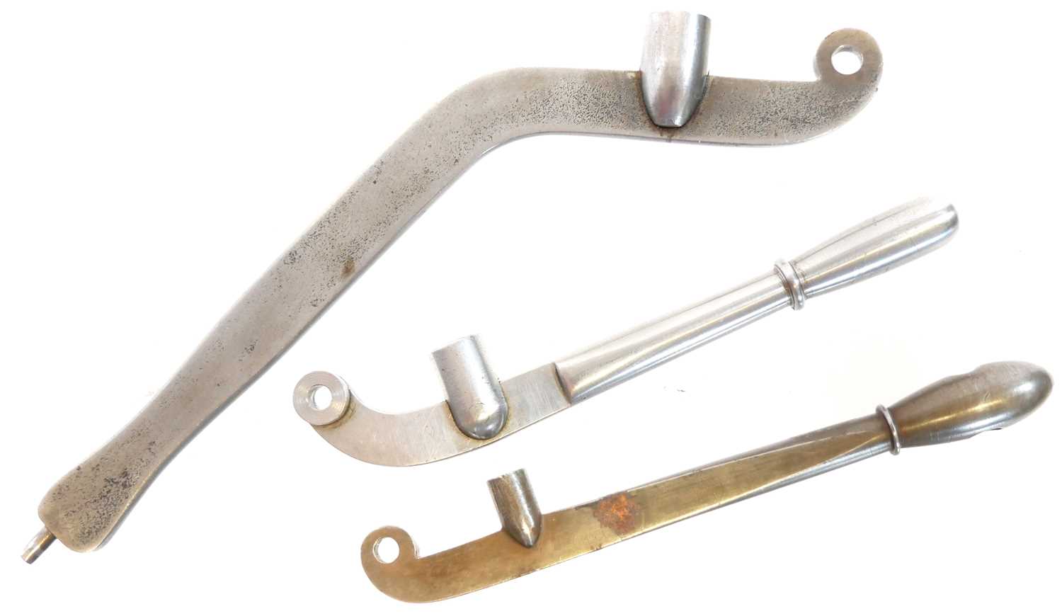 Lot 708 - Three loading tools for Tranter revolvers: one...