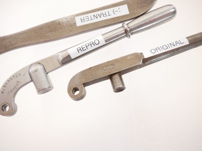 Lot 708 - Three loading tools for Tranter revolvers: one...