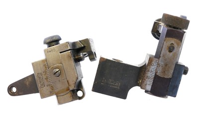 Lot 815 - Two Parker Hale aperture sights, to include a...