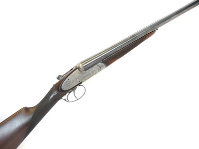Lot 644 - AYA 12 bore side by side shotgun, serial...