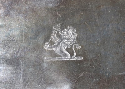 Lot 28 - A Large and Impressive George V Silver Serving Tray in the Georgian Taste