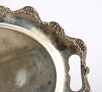 Lot 28 - A Large and Impressive George V Silver Serving Tray in the Georgian Taste