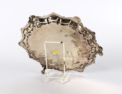 Lot 29 - A Victorian Silver Salver in the Georgian Rococo Taste