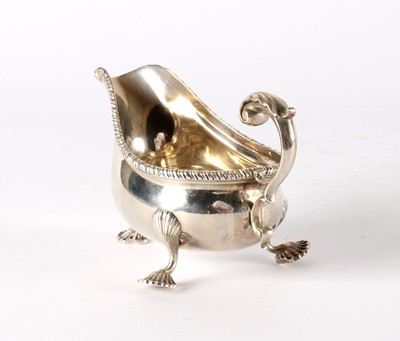 Lot 38 - An Edwardian Silver Sauceboat in the Georgian Taste