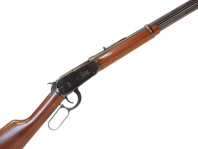 Lot 448 - Winchester 94AE .357 lever action saddle ring...
