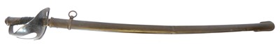 Lot 203 - Italian M.1860 heavy cavalry troopers sabre...