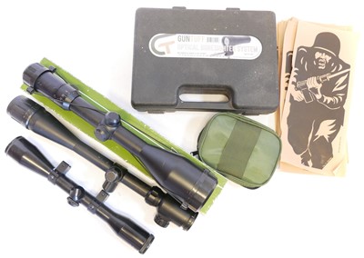 Lot 839 - Rifle accessories, to include a Docter 6x42...