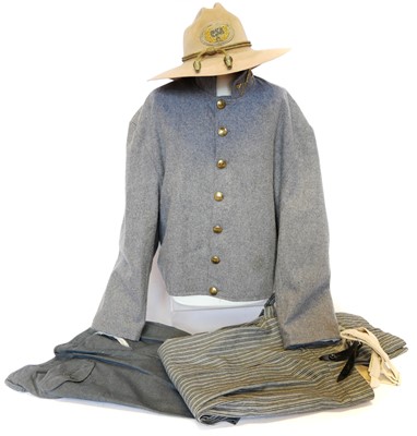 Lot 260 - American Civil War CSA reenactor's uniform,...