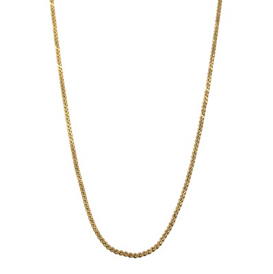 Lot A fine yellow metal chain