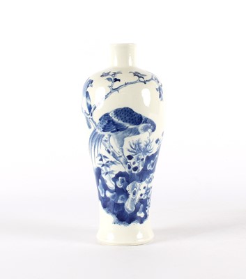 Lot 70 - A Chinese Blue and White Meiping Vase