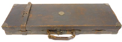 Lot 783 - W. Richards of Liverpool leather double gun...