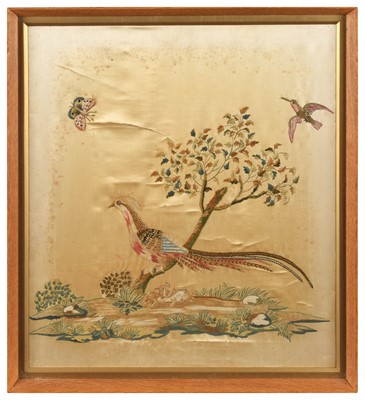 Lot 77 - A Chinese Silk Embroidery