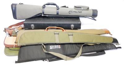 Lot 787 - Collection of gun cases, to include a...