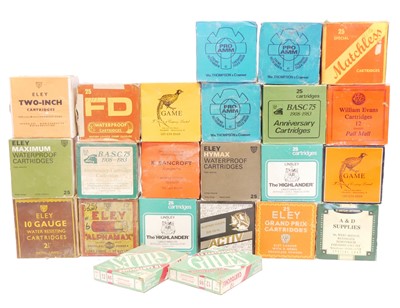 Lot 765 - Collection of shotgun collectors cartridges,...