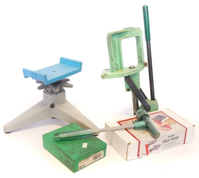 Lot 856 - Reloading tools, to include a Redding press,...