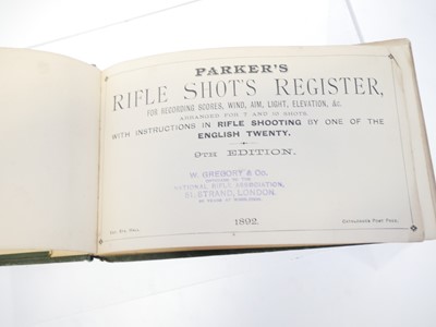 Lot 724 - Martini Henry interest, Parker's Rifle Shots...