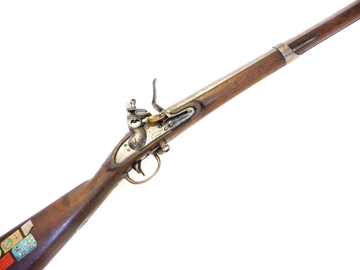 Lot 36 - US .69 calibre M.1816 flintlock musket, by M.T...