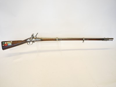 Lot 36 - US .69 calibre M.1816 flintlock musket, by M.T...