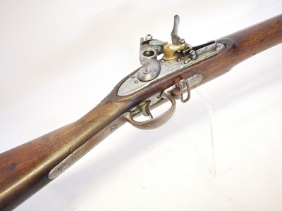 Lot 36 - US .69 calibre M.1816 flintlock musket, by M.T...