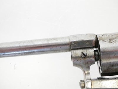 Lot 18 - Belgian 7mm pinfire revolver, 3inch barrel...