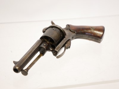 Lot 19 - Unusually small Belgian 5mm pinfire revolver,...